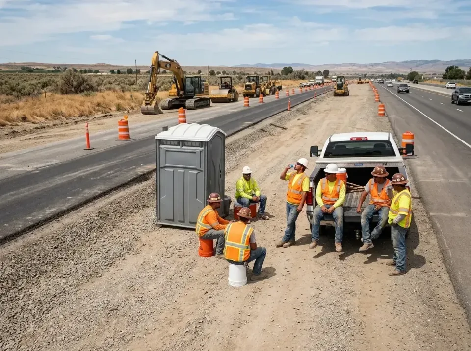 highway-road-construction-crew-007 — frequently asked questions, Porta Potty and Restroom Rentals in Albia, IA
